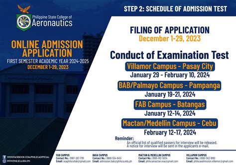 philsca admission 2024-2025|Admission Requirements .